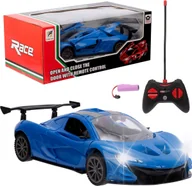 Zabawki zdalnie sterowane - SAMOCHÓD AUTO ZDALNIE STEROWANE RC ŚWIATŁA LED aku - miniaturka - grafika 1