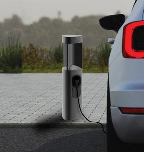 Zambelis Słupek oświetleniowy LED E354, kolor grafitowy, 2 gniazda, wysokość 50cm - Lampy ogrodowe - miniaturka - grafika 1