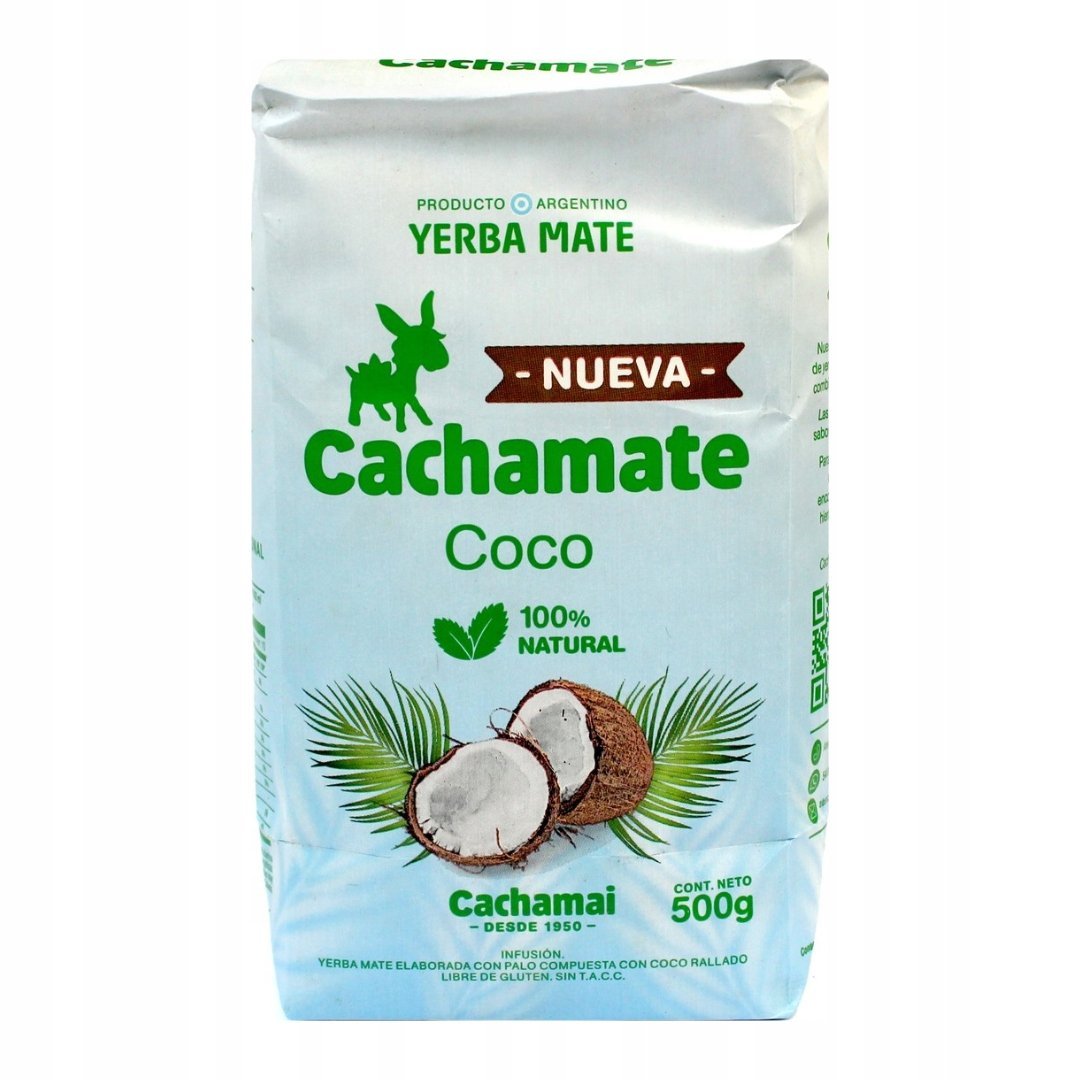 Yerba mate Cachamate Coco (kokosowa) 500g 0,5kg