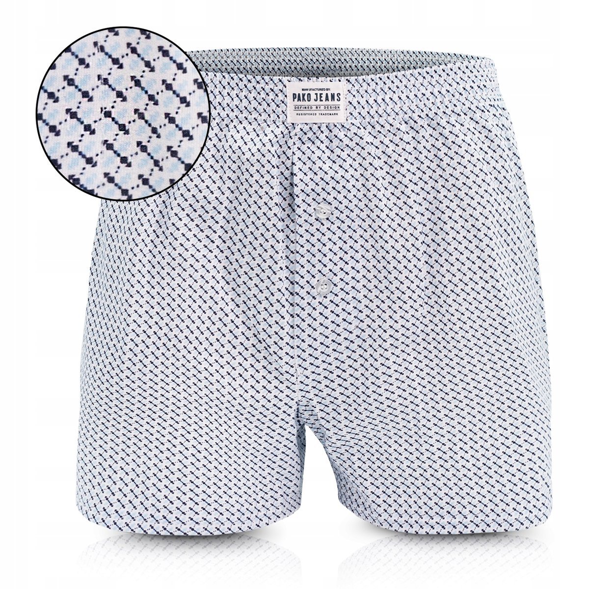 BOKSERKI Luźne Męskie Elastyczne Komfortowe Bawełniana Piżama Pako Jeans