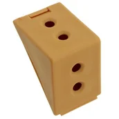 Zawiasy, okucia i inne akcesoria - Złącze kątowe podwójne buk jasny 12 szt. - miniaturka - grafika 1