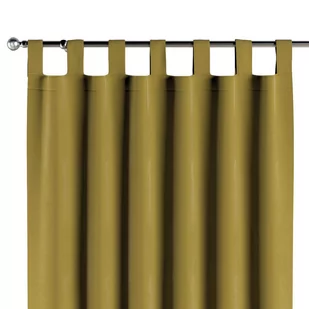 Dekoria Zasłona na szelkach 1 szt. oliwkowy zielony 1szt 130 × 260 cm Velvet 310-704-27 - Zasłony - miniaturka - grafika 1