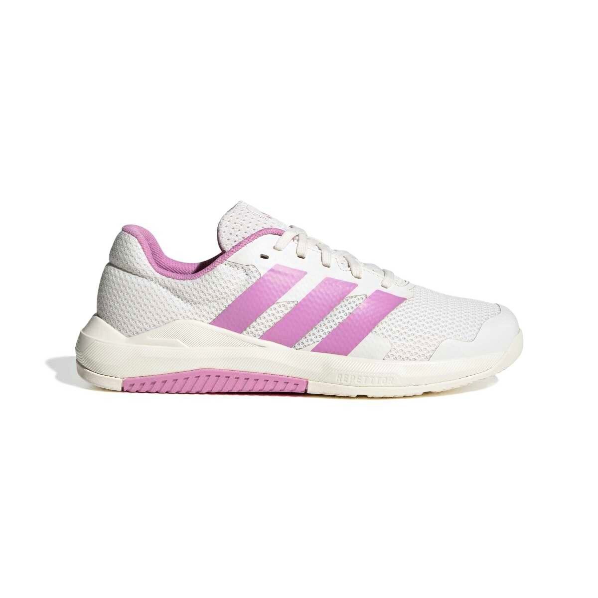 Damskie buty fitness adidas Dropset Base Training Shoes White/Pink EUR 38