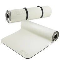 Maty do ćwiczeń - 4Fizjo, mata do ćwiczeń TPE, antypoślizgowa, szara, 6 mm, 1 sztuka - miniaturka - grafika 1