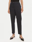 Spodnie damskie - Boss Spodnie materiałowe Tachinoa 50490057 Granatowy Regular Fit - miniaturka - grafika 1