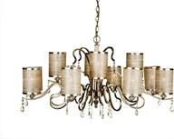 Lampy sufitowe - Lampa wisząca Witek Home Lampa abażurowa Lorem 12xE14 4828/8+4 - miniaturka - grafika 1