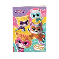 Kolorowanki, wyklejanki - Disney Superkoty kolorowanka z naklejkami NA-9136 - Opracowanie zbiorowe - miniaturka - grafika 1