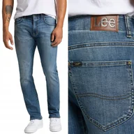 Spodnie męskie - Lee SLIM FIT Extreme Motion WYGODNE DOPASOWANE SPODNIE JEANSOWE W29 L32 - miniaturka - grafika 1
