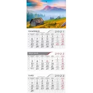 Kalendarze - Crux Kalendarz 2022 Trójdzielny Bacówka Nowa - miniaturka - grafika 1