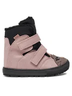 Buty dla dziewczynek - Mrugała Śniegowce MALI 7251/4-48 Różowy - miniaturka - grafika 1