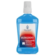 Płyny do płukania jamy ustnej - BUSKODENT Płyn do płukania jamy ustnej bez alkoholu i fluoru 500ml SULPHUR - miniaturka - grafika 1
