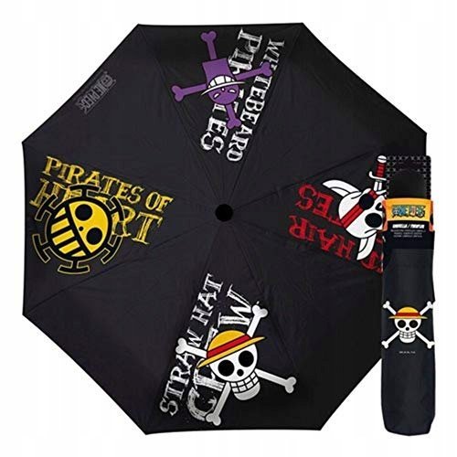 ONE PIECE Parasol z Emblematami Piratów Anime Akcesoria