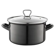 Garnki - Garnek emaliowany, prosty, emalia, Pleszew Metalico, Z/P, 20 cm, 3,3 L - miniaturka - grafika 1