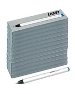 Długopisy - LAMY T11 wkłady do długopisu kulkowego, zestaw 12 sztuk z dużym zapasem atramentu i końcówką do pisania ze stali nierdzewnej w kolorze niebieskim (zmywalnym), do długopisów kulkowych, model 311 Lamy - miniaturka - grafika 1