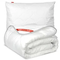 Poduszki - Kołdra Antyalergiczna Haftowana Całoroczna Silikon 160X200 Cm + Poduszka 70X80 Cm - miniaturka - grafika 1