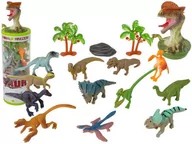 Figurki dla dzieci - Zestaw Zwierzęta Dinozaury Figurki 12szt. Akcesoria W Tubie - miniaturka - grafika 1