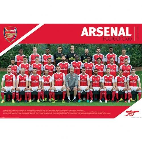 Pyramid Posters Arsenal Londyn FC Drużyna 16/17 - plakat sportowy 91,5x61 PP34045