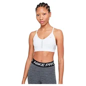 Biustonosze - NIKE Damski biustonosz sportowy W Nk Df Indy z dekoltem w serek - miniaturka - grafika 1