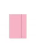 Brulion A5 z gumką pastel powder pink Coolpack 20699CP - Materiały pomocnicze dla nauczycieli - miniaturka - grafika 1
