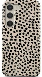 Burga Etui Almond Latte Tough do Samsung Galaxy S23, beżowe z czarnymi kropkami - Etui i futerały do telefonów - miniaturka - grafika 1
