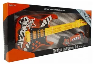 Gitara Elektryczna Mikrofon Struny Czerwona - Mały naukowiec - miniaturka - grafika 5