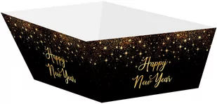 Pudełka na chipsy Sylwestrowe - Sparkling Happy New Year - 4 szt. - Sylwester - miniaturka - grafika 1