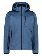 Kurtki i kamizelki sportowe męskie - CMP Kurtka softshellowa w kolorze niebieskim - miniaturka - grafika 1