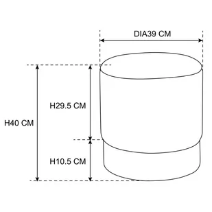 Pufa otwierana ze schowkiem welurowa GOLDEN Pudrowy Róż - Pufy i podnóżki - miniaturka - grafika 3