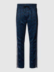 Spodnie dresowe z logo na całej powierzchni model ‘Datalas’ - Spodnie sportowe męskie - miniaturka - grafika 1