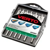 Wiertła - VERTO Wiertło do drewna łopatkowe, 10, 12, 16, 18, 20, 25 mm, zestaw 6 sztuk - miniaturka - grafika 1