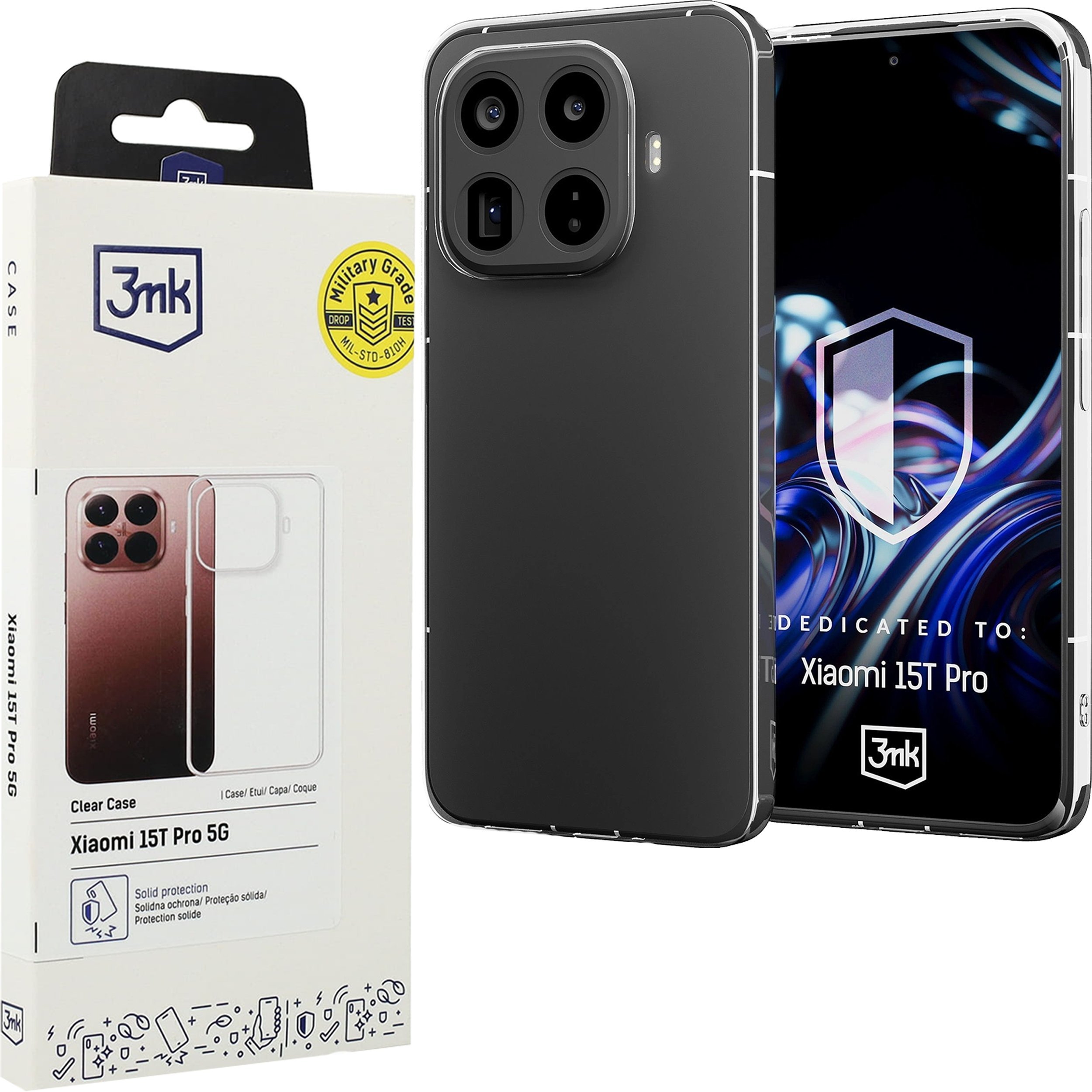 3MK Etui Xiaomi 15T Pro 5G - 3mk Clear Case