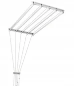 Suszarki na ubrania - TURPOL - Suszarka sufitowa na ubranie - na bieliznę - 5 x 100 cm - miniaturka - grafika 1