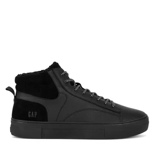 Sneakersy Gap PORTLAND CUP MID M GP505011AM-BKBK Czarny - Sneakersy męskie - miniaturka - grafika 1