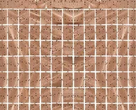 Sylwester - Kurtyna Kwadraty różowe złoto z gwiazdkami - 100 x 200 cm - miniaturka - grafika 1