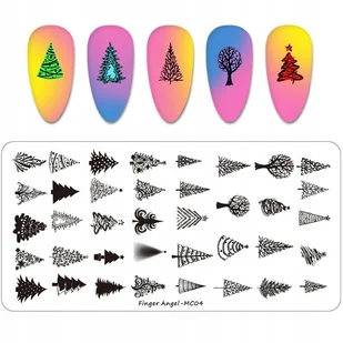 Blaszka Płytka do Stempli do zdobienia Paznokci - Ozdoby do paznokci - miniaturka - grafika 47