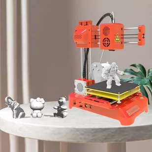 EasyThreed K7 3D Printer, 4 Leveling Buttons, 0.1-0.2mm Accuracy, 10-40mm/s Print Speed, Mute Printing, 100x100x100mm - Drukarki 3D - miniaturka - grafika 5