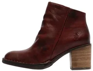 Botki damskie - Fly London Damskie botki Bell061fly Oxblood, kolor Oxblood, 5 UK - miniaturka - grafika 1