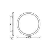 Lampy sufitowe - OSRAM Lampa sufitowa BATHROOM, chromowy / srebrny, łazienka, aluminium, nowoczesny - miniaturka - grafika 1
