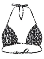 Stroje kąpielowe - Calvin Klein - Damska góra od bikini  trójkątne miseczki  z wypełnieniem, czarny - miniaturka - grafika 1