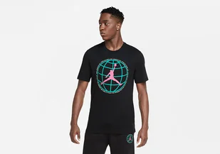 Nike Air Jordan Winter Utility Mountainside Jumpman Tee Black - Koszulki męskie - miniaturka - grafika 1