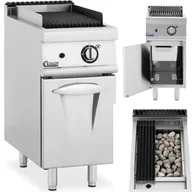 Piece, kotły  i płyty grzejne gastronomiczne - Grill lawowy na gaz propan / LPG / ziemny 8 kW - miniaturka - grafika 1