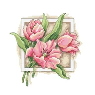 Pasmanteria - Zestaw Do Haftu - Wdzięczne Tulipany - miniaturka - grafika 1