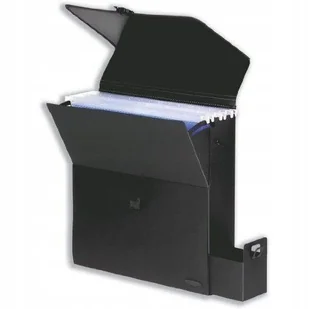 Kartoteka rexel hot desker czarna na teczki biurowe - Pudła i kartony archiwizacyjne - miniaturka - grafika 1