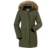 Kurtki damskie - Schöffel Down Parka St Gallen L kurtka damska zielony deep depths 38 - miniaturka - grafika 1