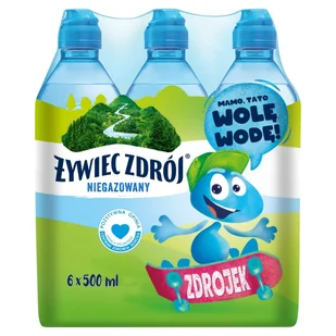 Żywiec Zdrój WODA NIEGAZOWANA 0,5 L SPORT CAP SERIA "GŁUPAWKA zakupy dla domu i biura 17749888 - Woda - miniaturka - grafika 1