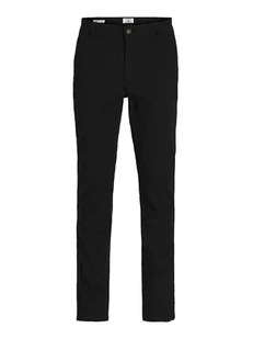 Jack & Jones Spodnie chino "Bolton" w kolorze czarnym - Spodnie męskie - miniaturka - grafika 1