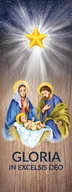 Ikony i obrazy sakralne - Baner na Boże Narodzenie, "Gloria in Excelsis Deo" 75x200 cm - miniaturka - grafika 1