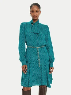 Fracomina Sukienka koszulowa FR24WD1003W731O9 Zielony Regular Fit - Sukienki - miniaturka - grafika 1