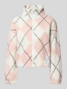 Bluza rozpinana o kroju oversized z futerka model ‘ELINE LIFE’ - Bluzy damskie - miniaturka - grafika 1