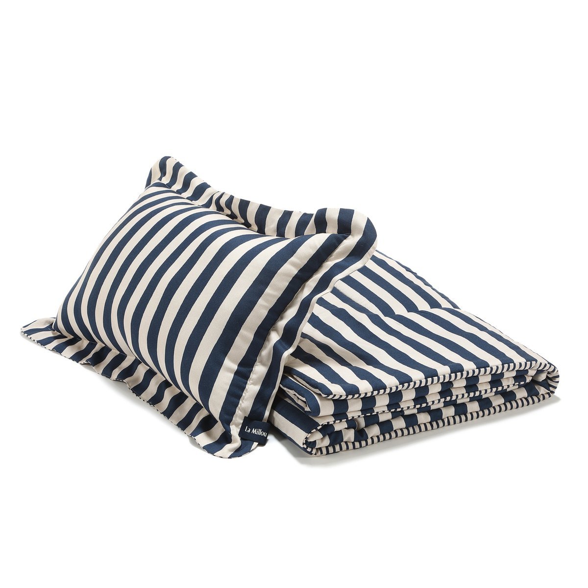 La Millou - Komplet Pościeli Bamboo STRIPES NAVY